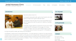 Desktop Screenshot of jindalhomoeoclinic.com